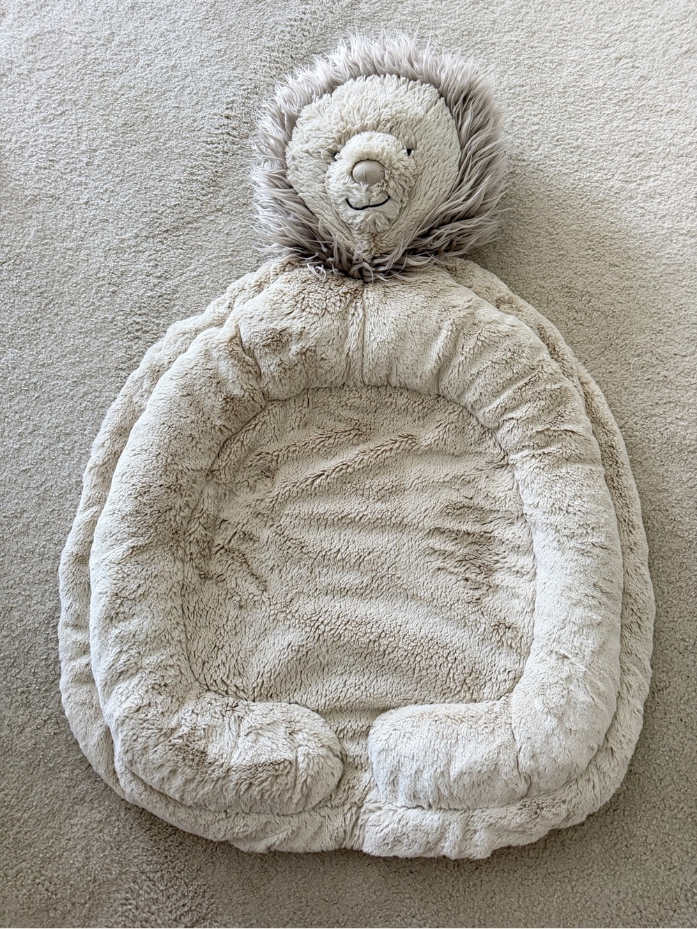 Pottery Barn Plush Lion-Shaped baby play mat